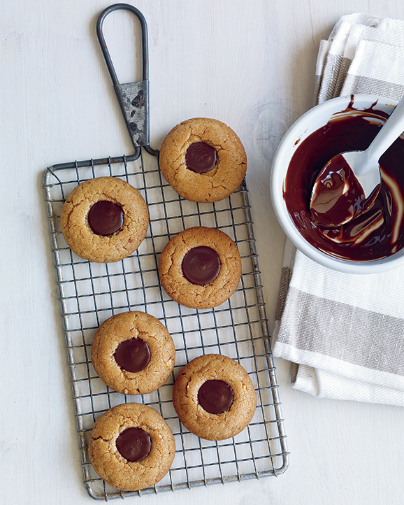 Peanut Butter Thumbprint Cookies