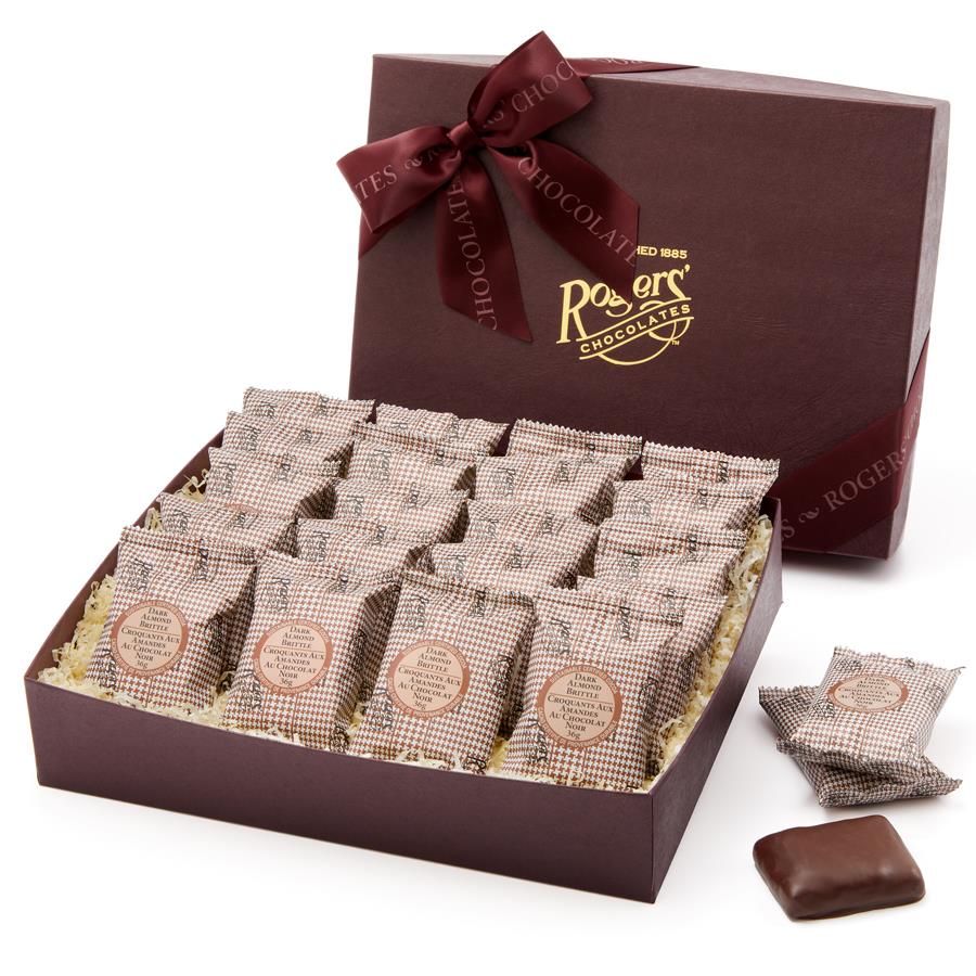 Dark Chocolate Almond Brittle