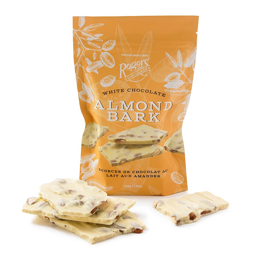 White Chocolate Almond Bark