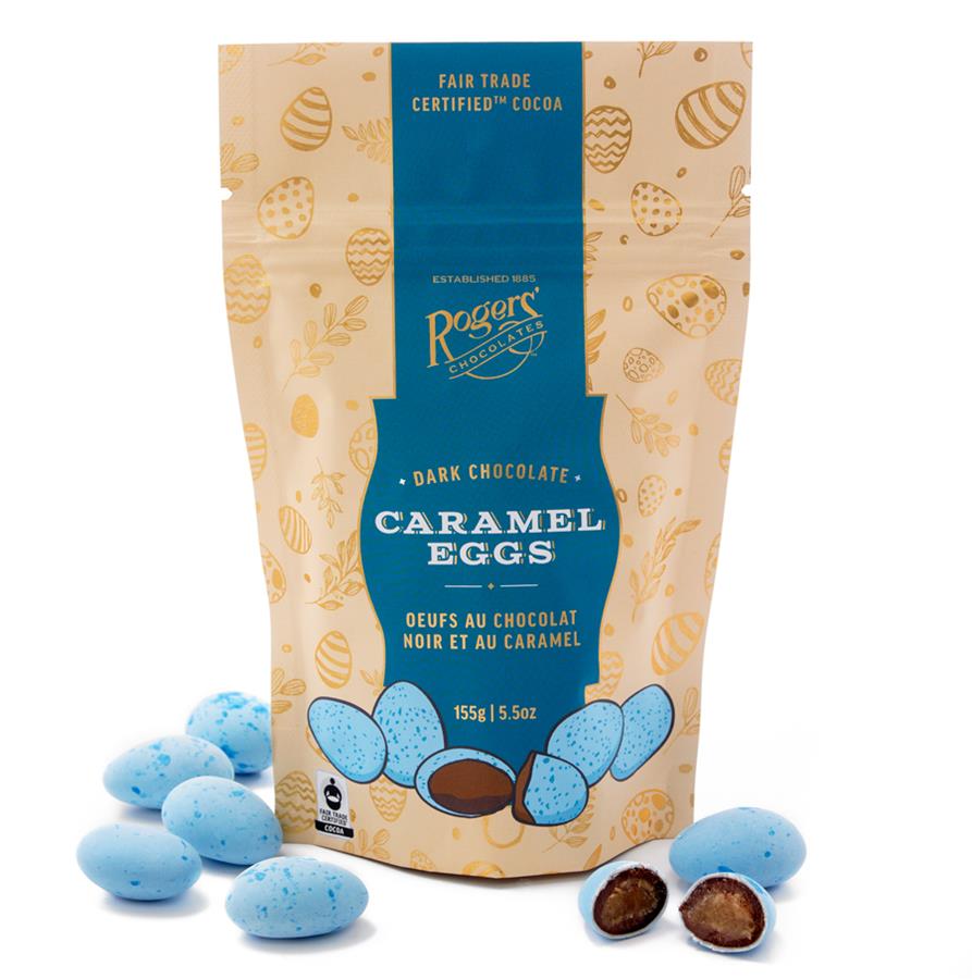 Dark Chocolate Caramel Eggs