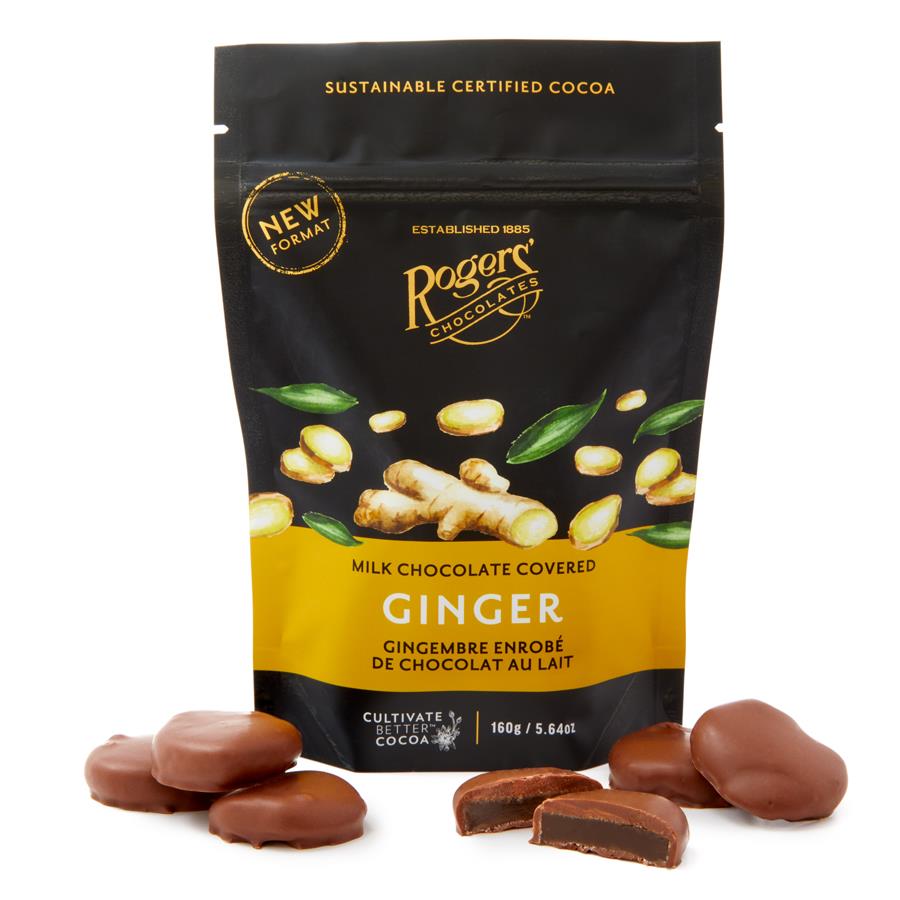 Milk Chocolate Covered Ginger