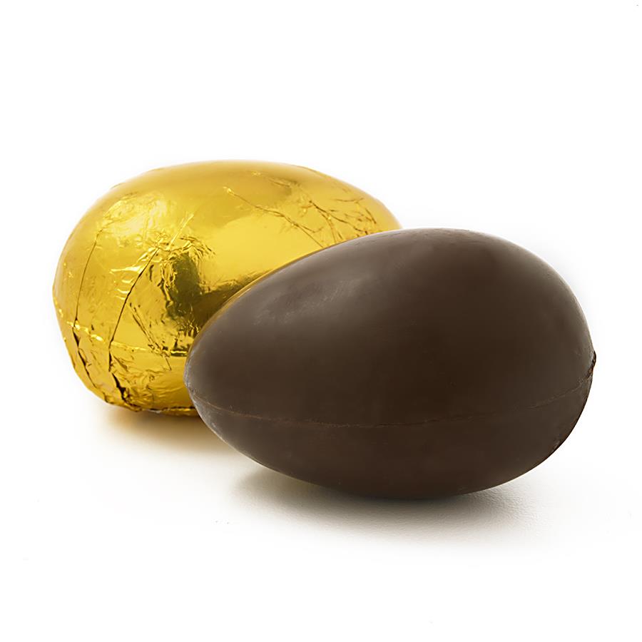 Solid 2" Chocolate Egg - Dark Chocolate