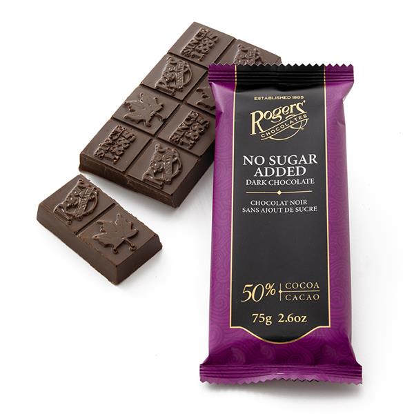 No Sugar Added Dark Chocolate Bar