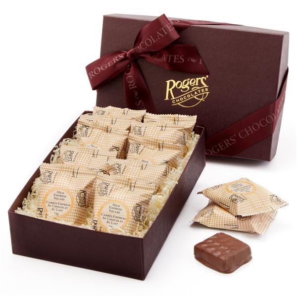 Milk Chocolate Empress Squares