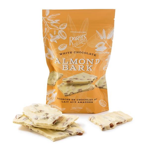 White Chocolate Almond Bark