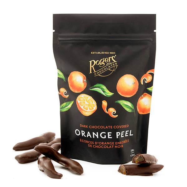 Dark Chocolate Covered Orange Peel