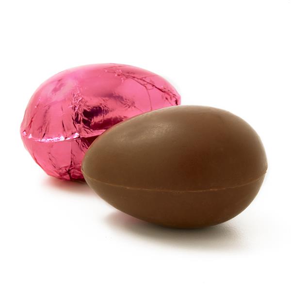 Solid 2" Chocolate Egg - Milk Chocolate